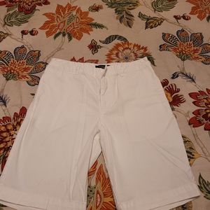 Boys Polo Shorts Size 14 White